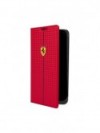 COQUE A RABAT FERRARI COLLECTION CUIR ROUGE