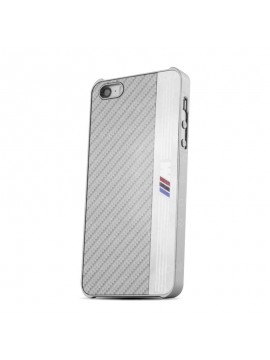 COQUE RIGIDE BMW NEW SIGNATURE ALUMINIUM STRIPE SILVER