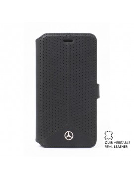 ETUI FOLIO NOIR MERCEDES CUIR VERITABLE COLLECTION PURE LINE