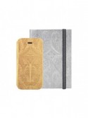 ETUI PORTEFEUILLE FIAT 500 ROUGE / IPHONE 5